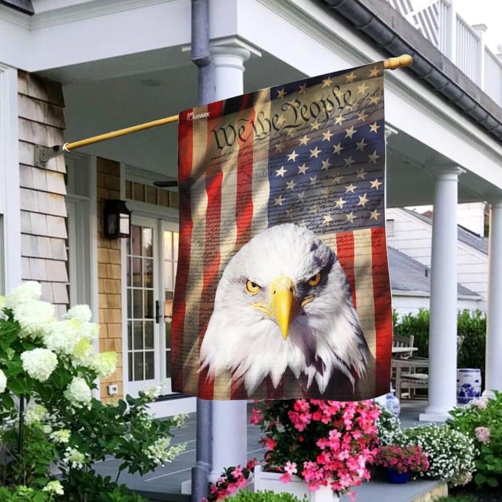 American Eagle Patriot. We The People Flag