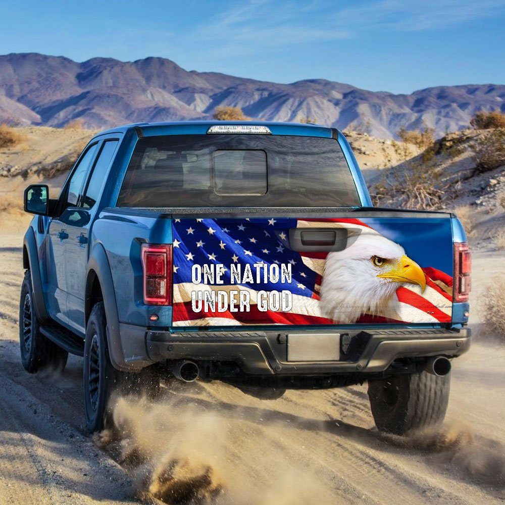 American Eagle Truck Tailgate Decal Sticker Wrap