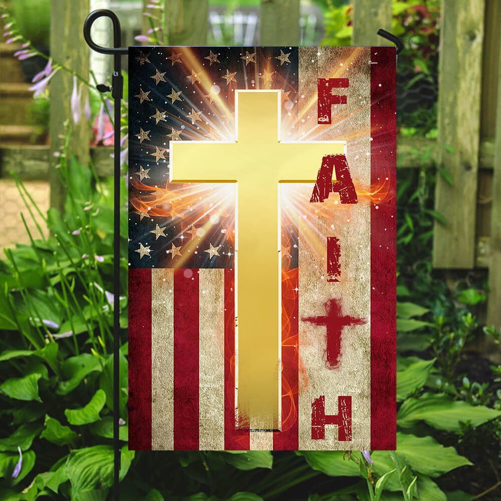 American Faith Cross Flag