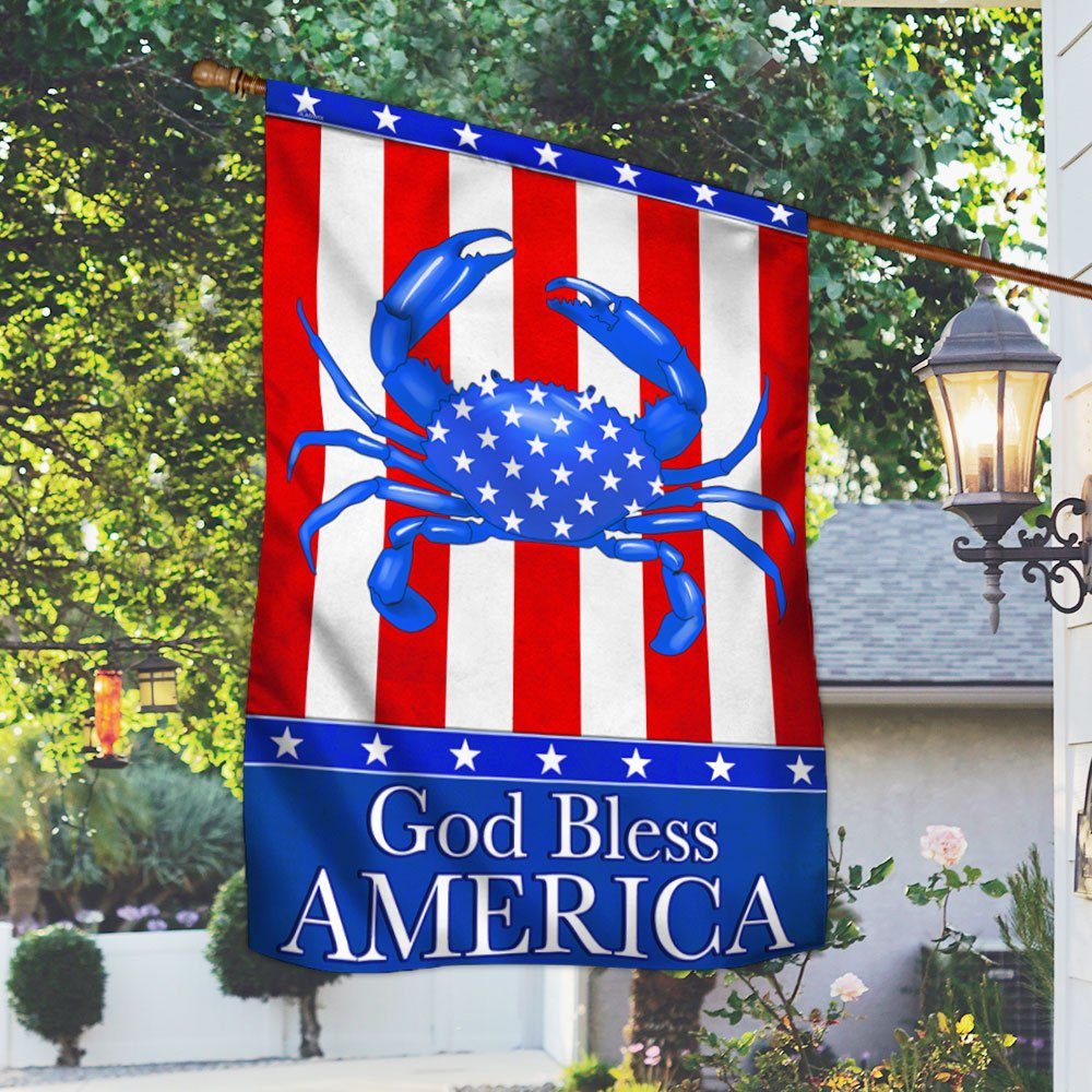 American Flag God Bless America Flag QTR221F