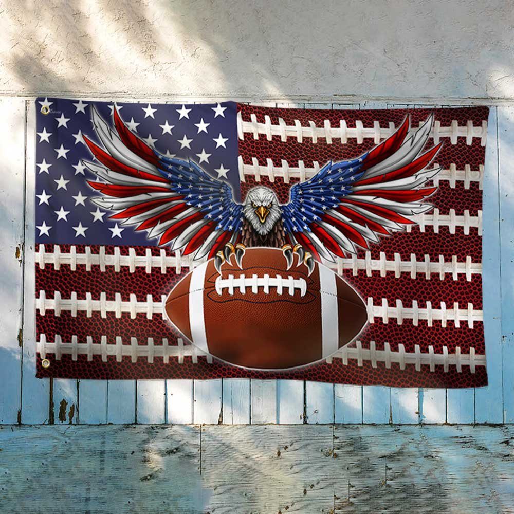 American Football Eagle Grommet Flag DBD3179GF