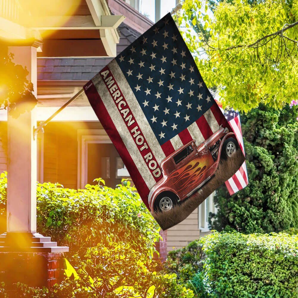 American Hot Rod Flag