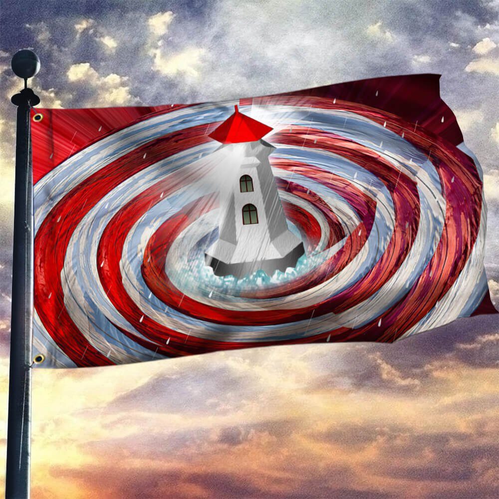 American Light House Grommet Flag Circle NTB356GF