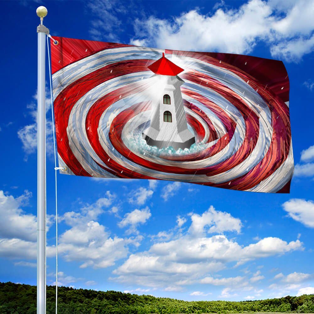 American Light House Grommet Flag Circle NTB356GF