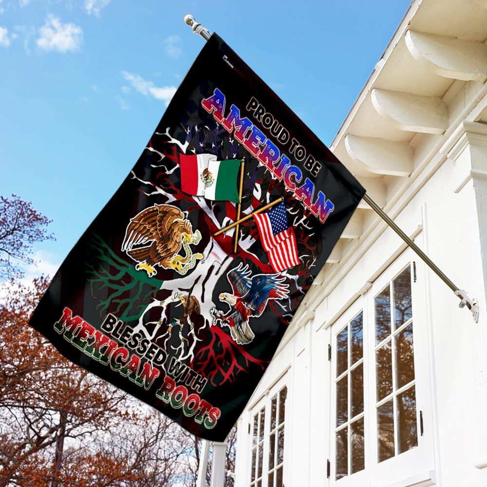 American Mexican Friendship Flag