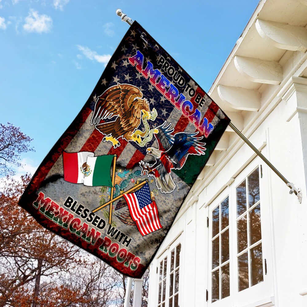 American Mexican Friendship Flag