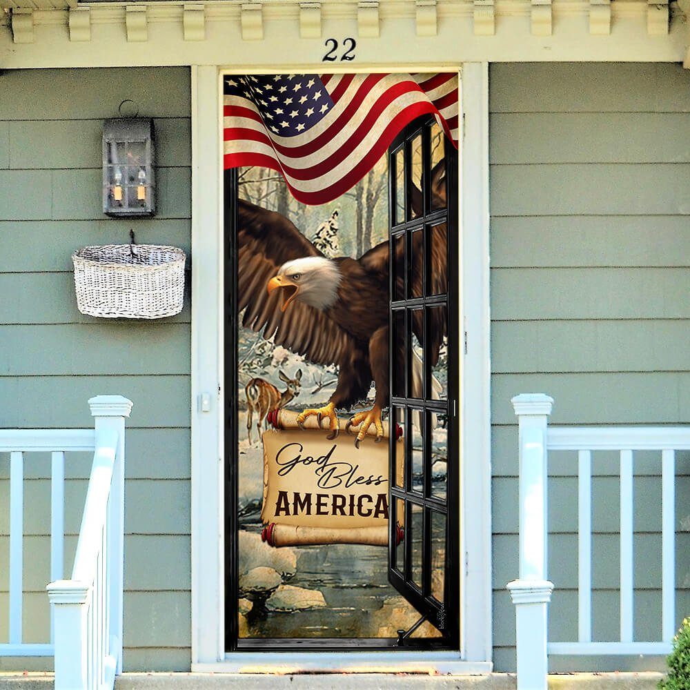 American Patriot  Door Cover Eagle NNT118D