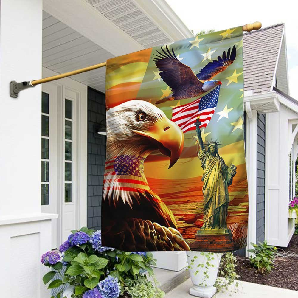 American Pride Flag Eagle Sunset Freedom DBD2993F