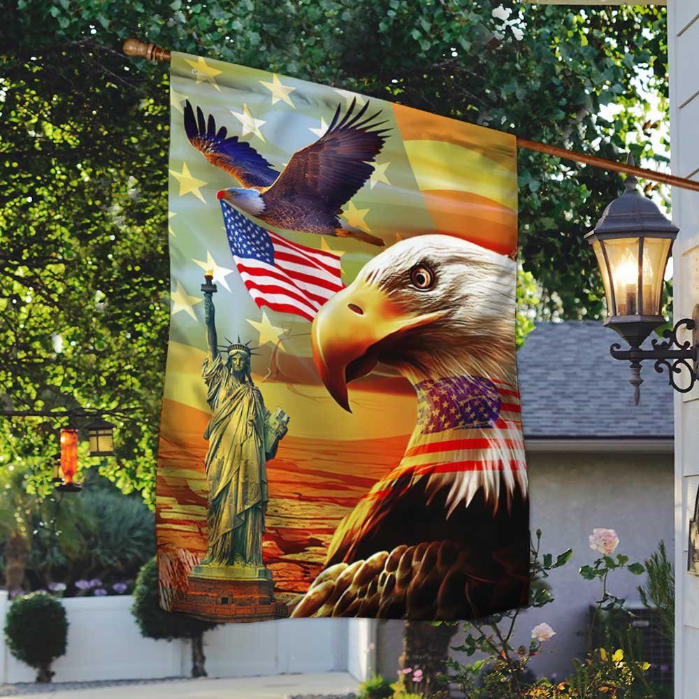 American Pride Flag Eagle Sunset Freedom DBD2993F