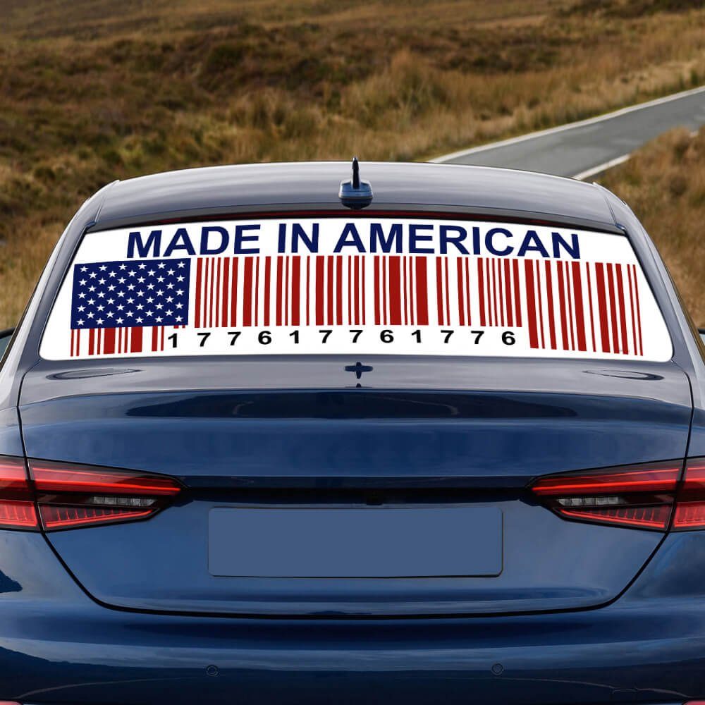 American Rear Window Decal Made In American NTT67CD