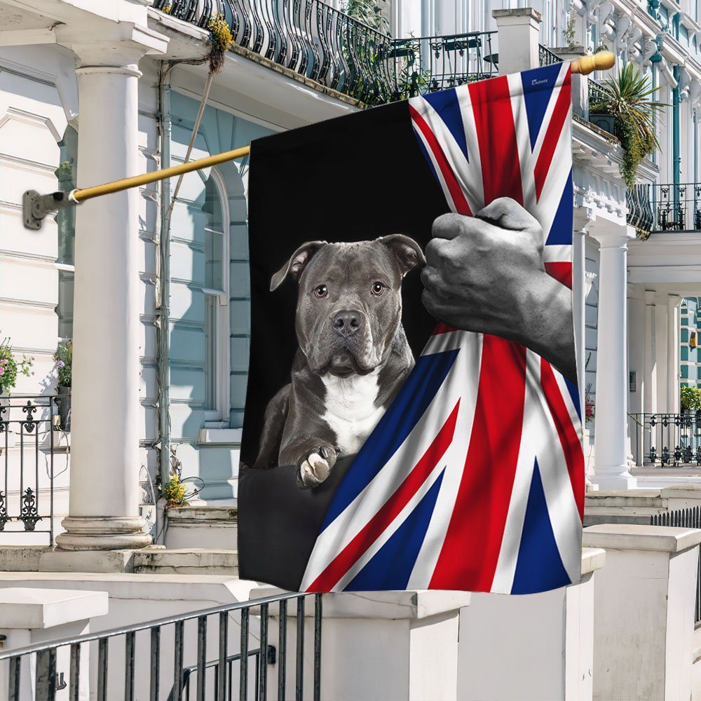 American Staffordshire Terrier Flag TRL1911Fv2