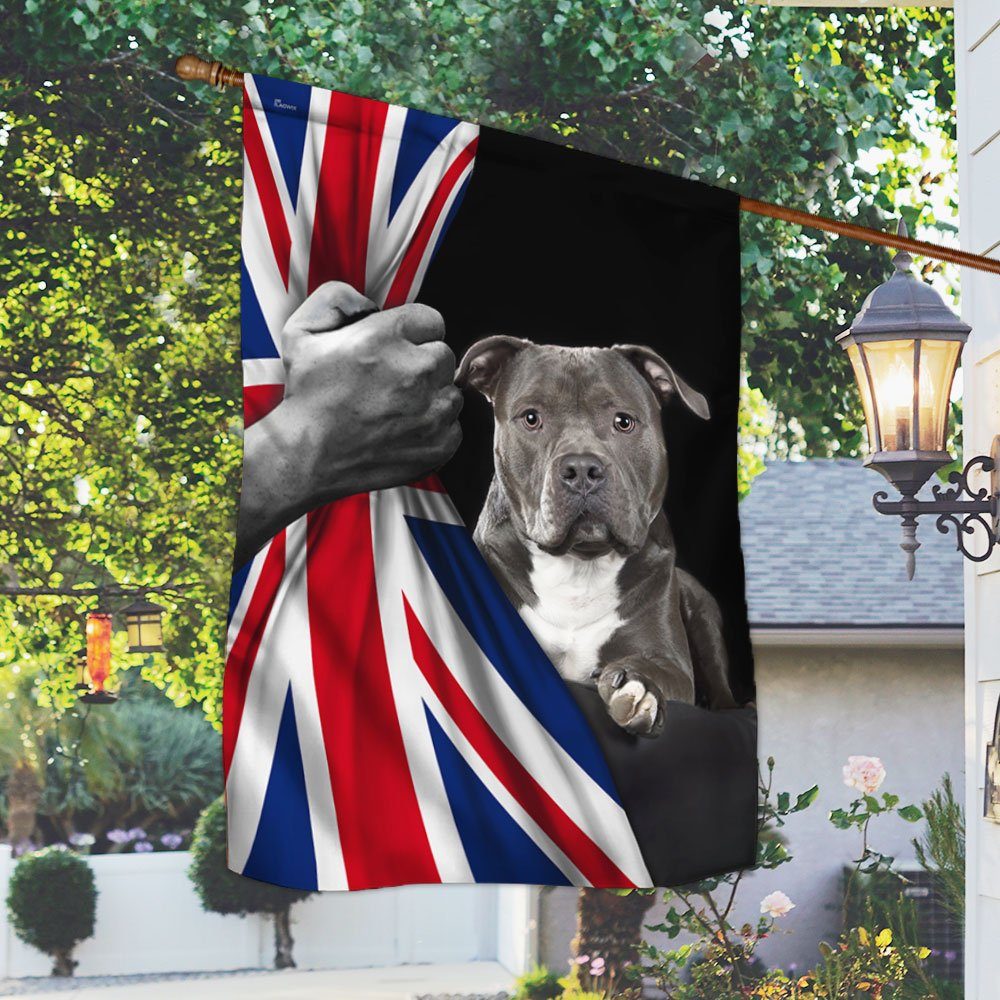 American Staffordshire Terrier Flag TRL1911Fv2