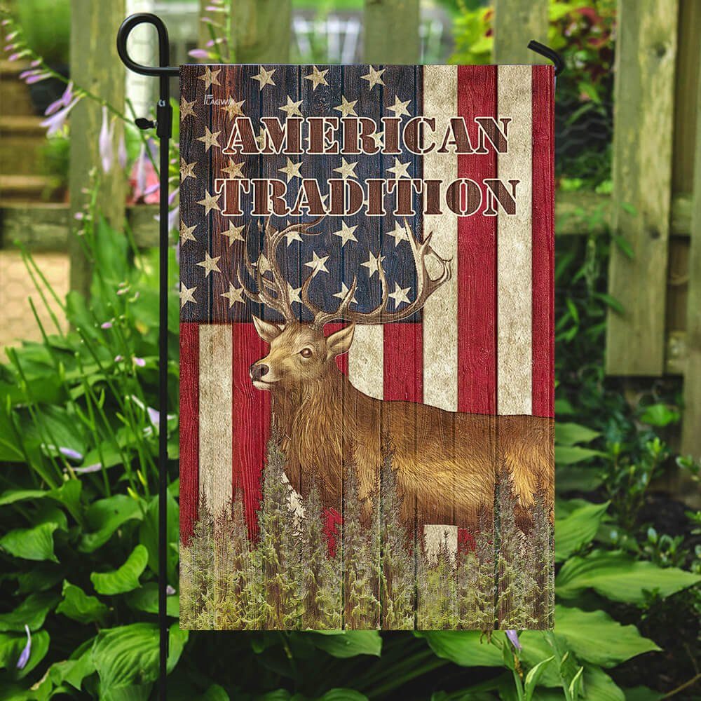 American Tradition Deer Flag