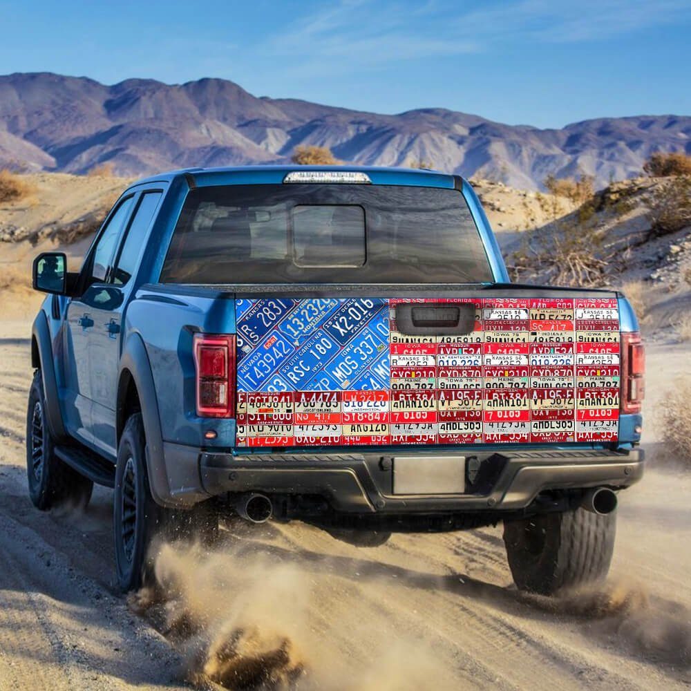 American Truck Tailgate Decal Sticker Wrap License NNT168TD