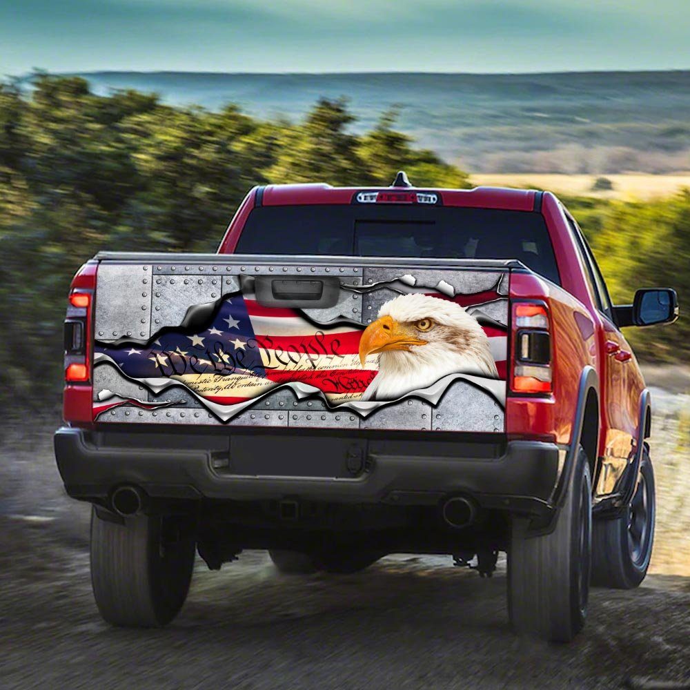 American Truck Tailgate Decal Sticker Wrap We The People BNN425TD