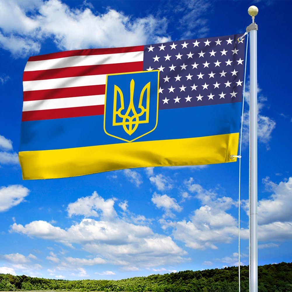 American Ukraine Flag TRV1956GF