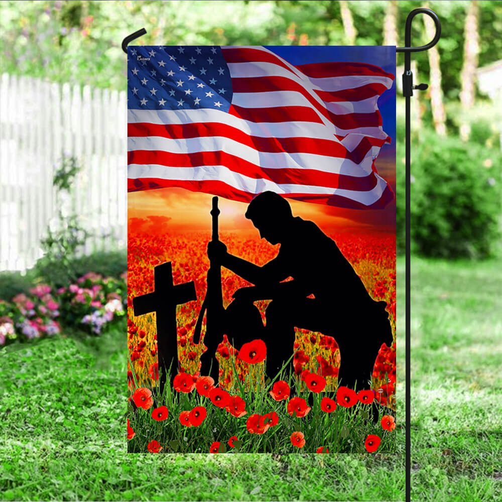 American Veteran Flag Lest We Forget NTT73Fv5