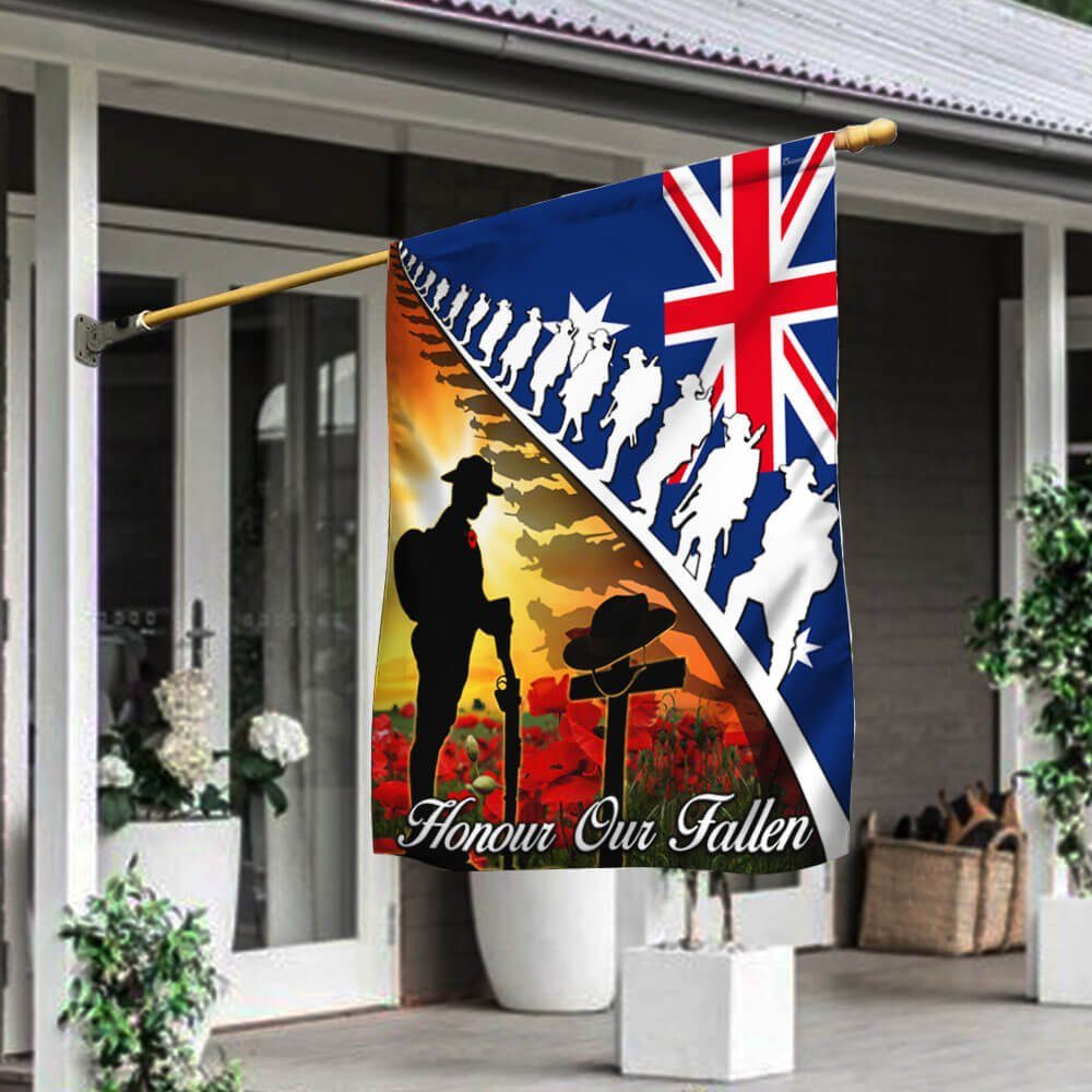 Anzac Day Flag Honour Our Fallen THB3363F