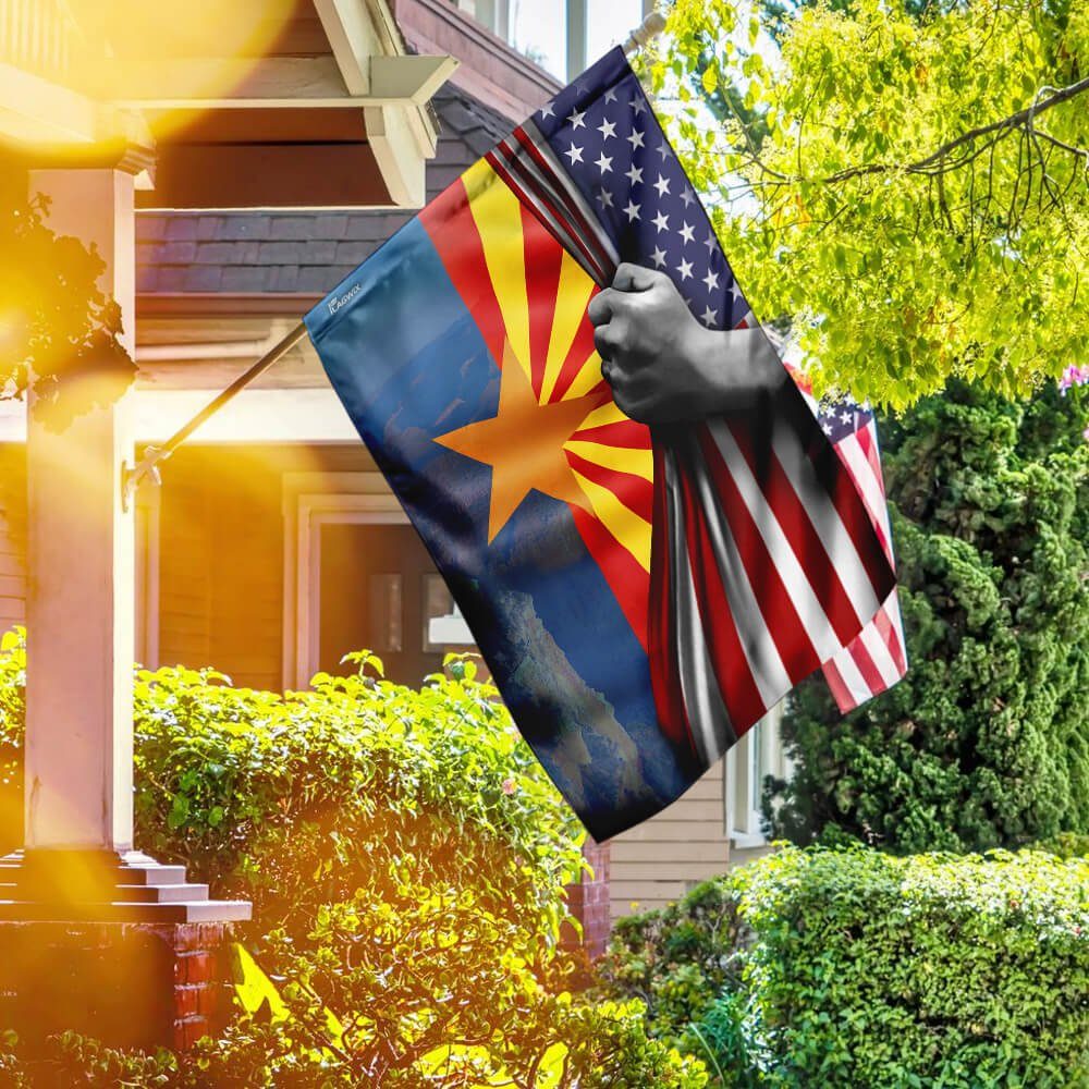 Arizona In America Flag