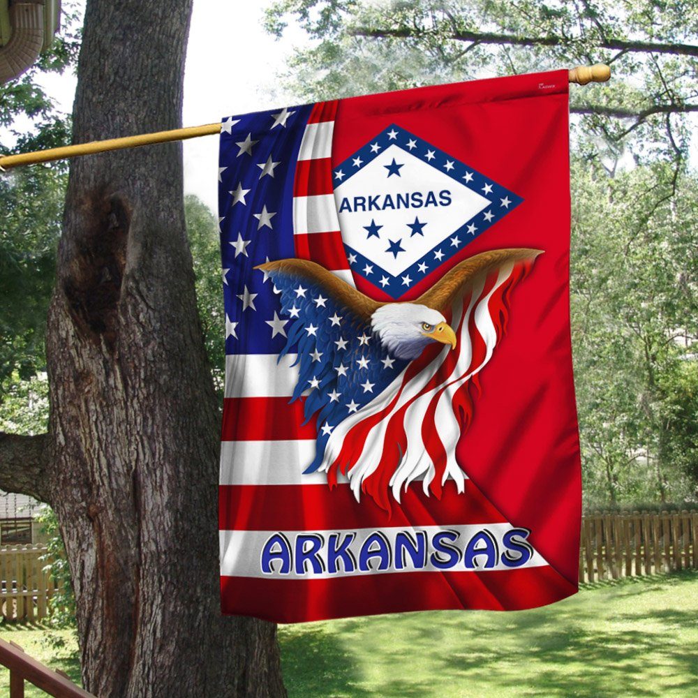 Arkansas Eagle Flag MLH1774Fv20