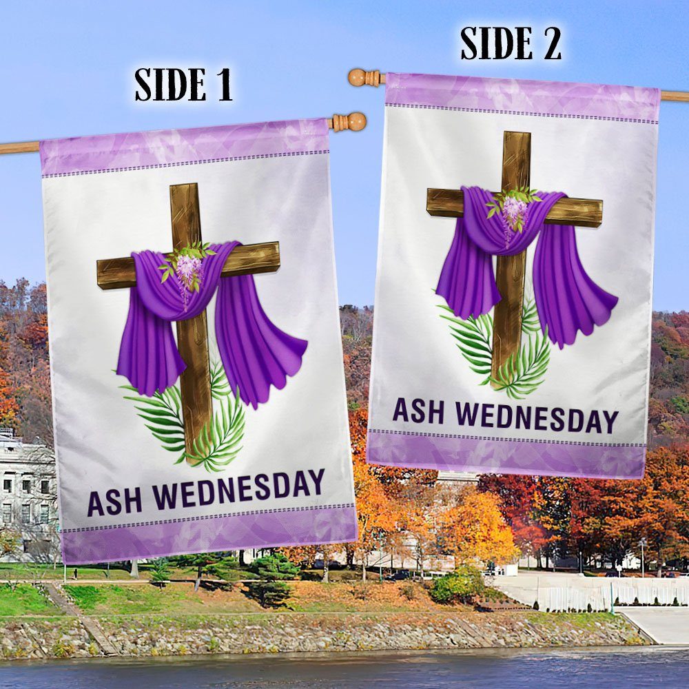 Ash Wednesday Cross Flag TQN861F