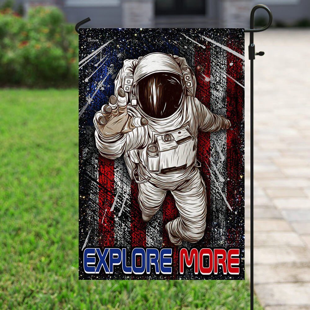 Astronaut Explore Space Flag NTB86F