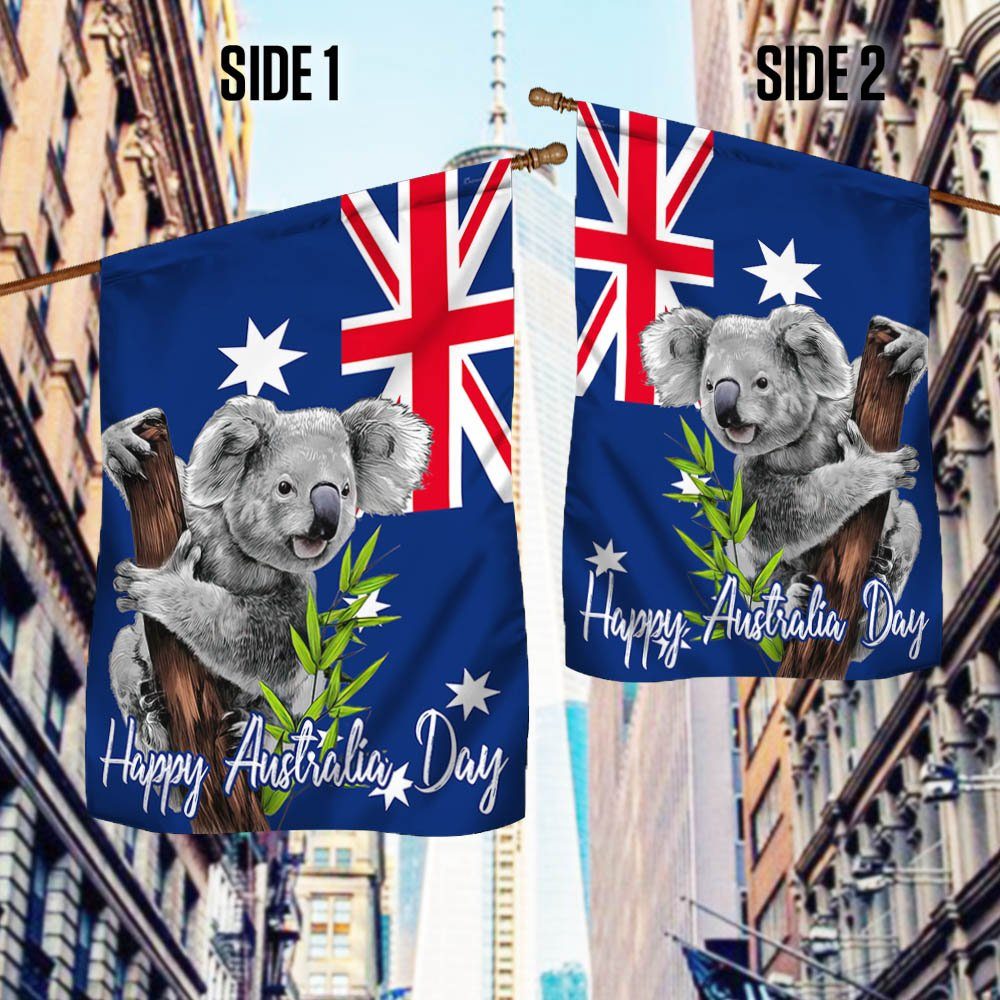 Australia Day Koala Aussie Flag TQN796F