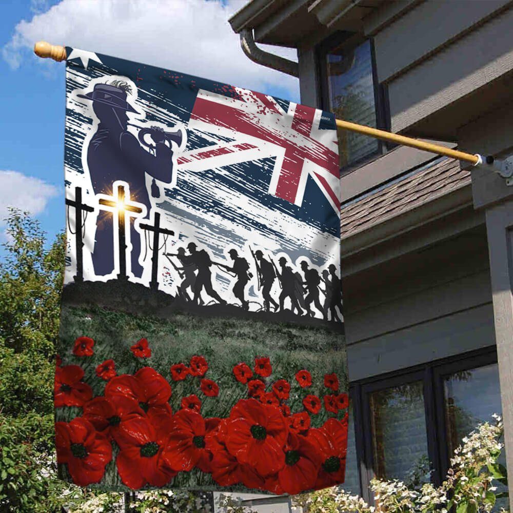 Australia Veteran  Flag We Will Remember Them NTB220F