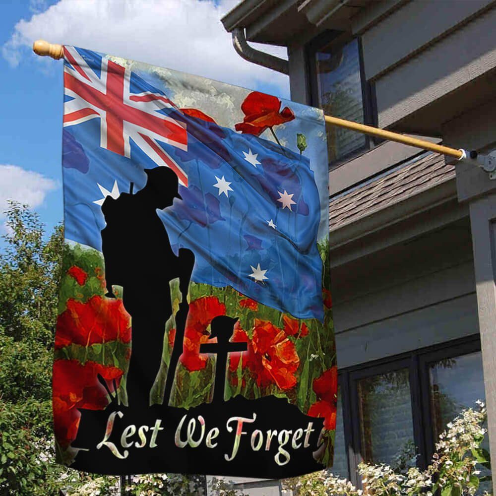 Australia Veteran Flag Lest We Forget PN198T2F