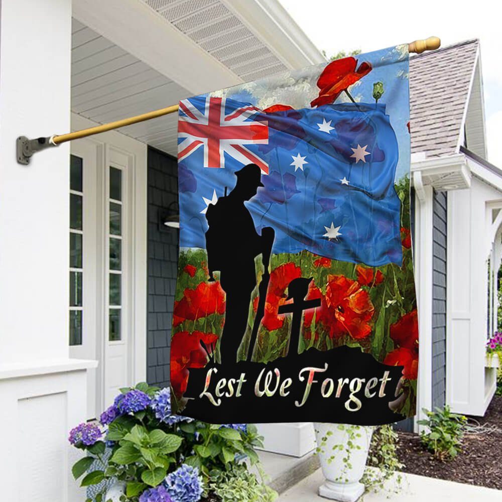 Australia Veteran Flag Lest We Forget PN198T2F