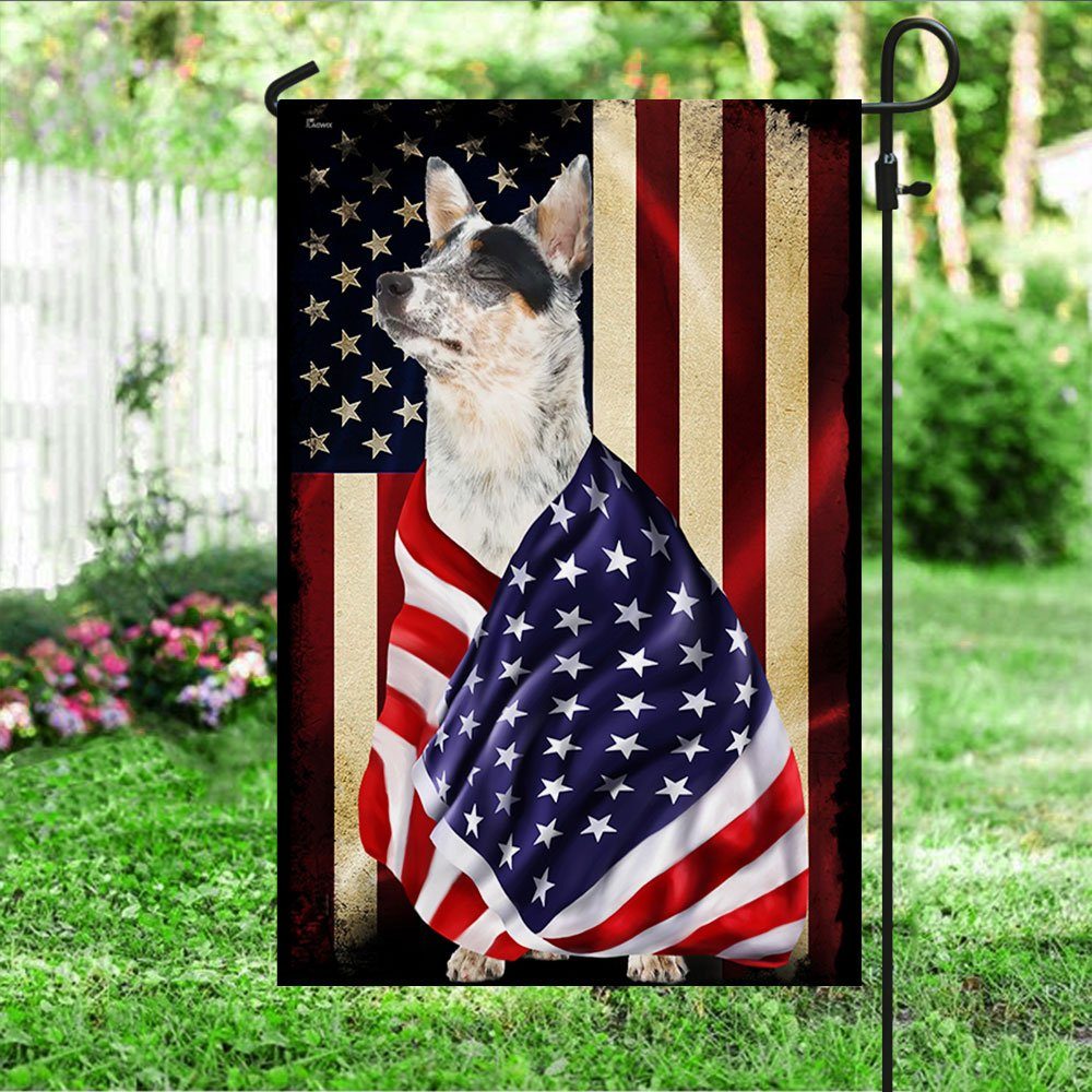 Australian Cattle Dog Flag American Patriot Flag BNL40Fv58