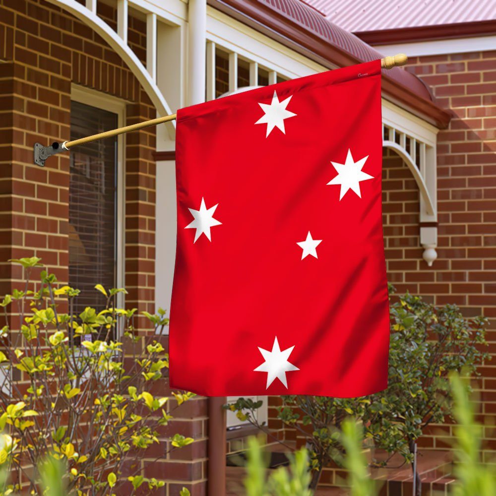 Australian Red Southern Cross Flag Banner MBH166Fv2