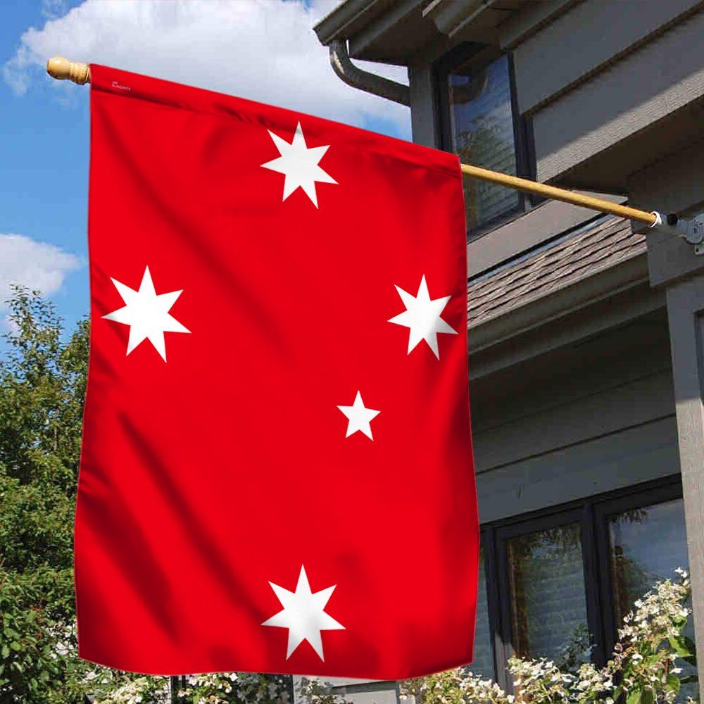 Australian Red Southern Cross Flag Banner MBH166Fv2