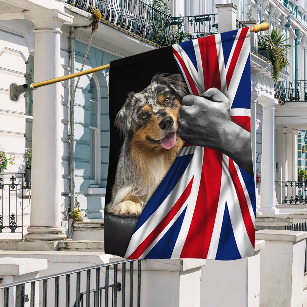 Australian Shepherd Dog Flag TRL1911F