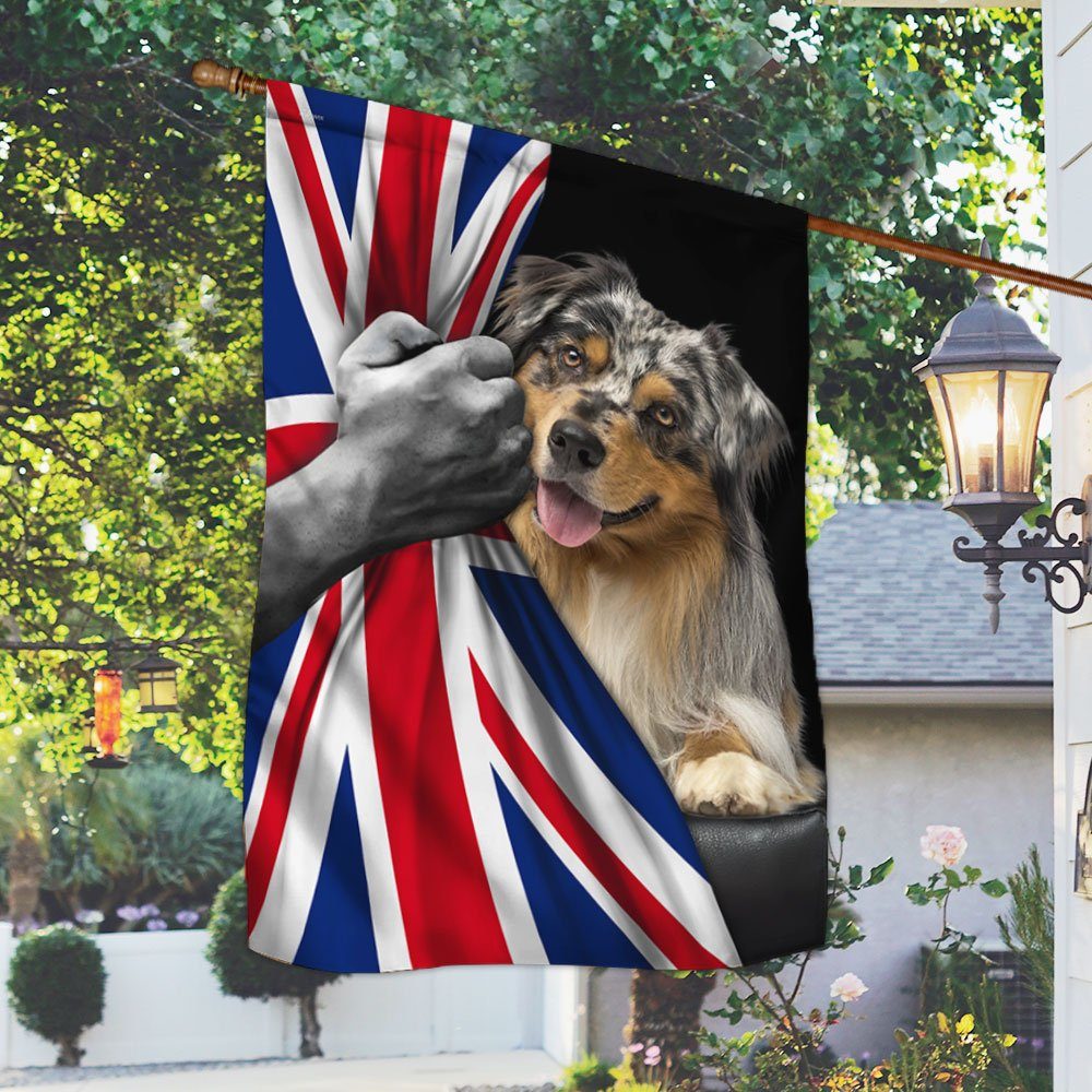 Australian Shepherd Dog Flag TRL1911F