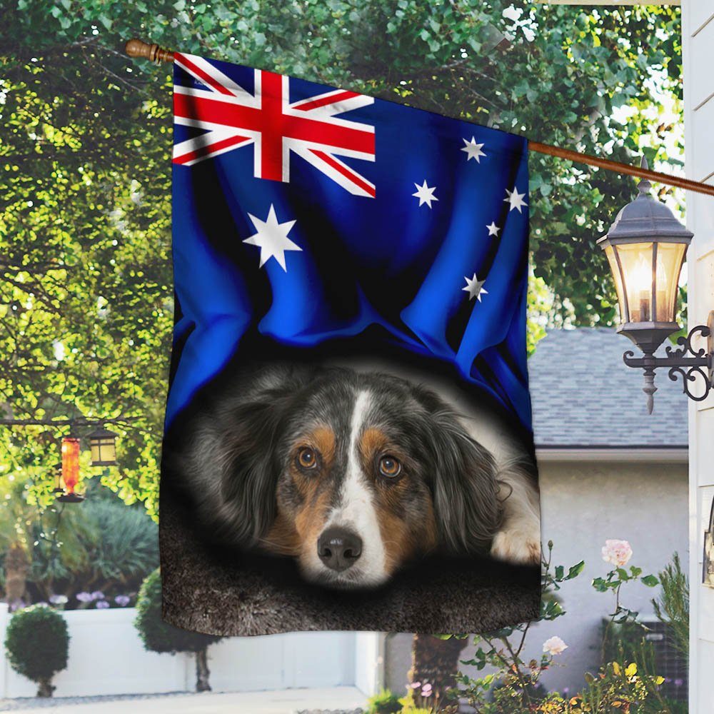 Australian Shepherd Patriot Australian Flag THH3345Fv1