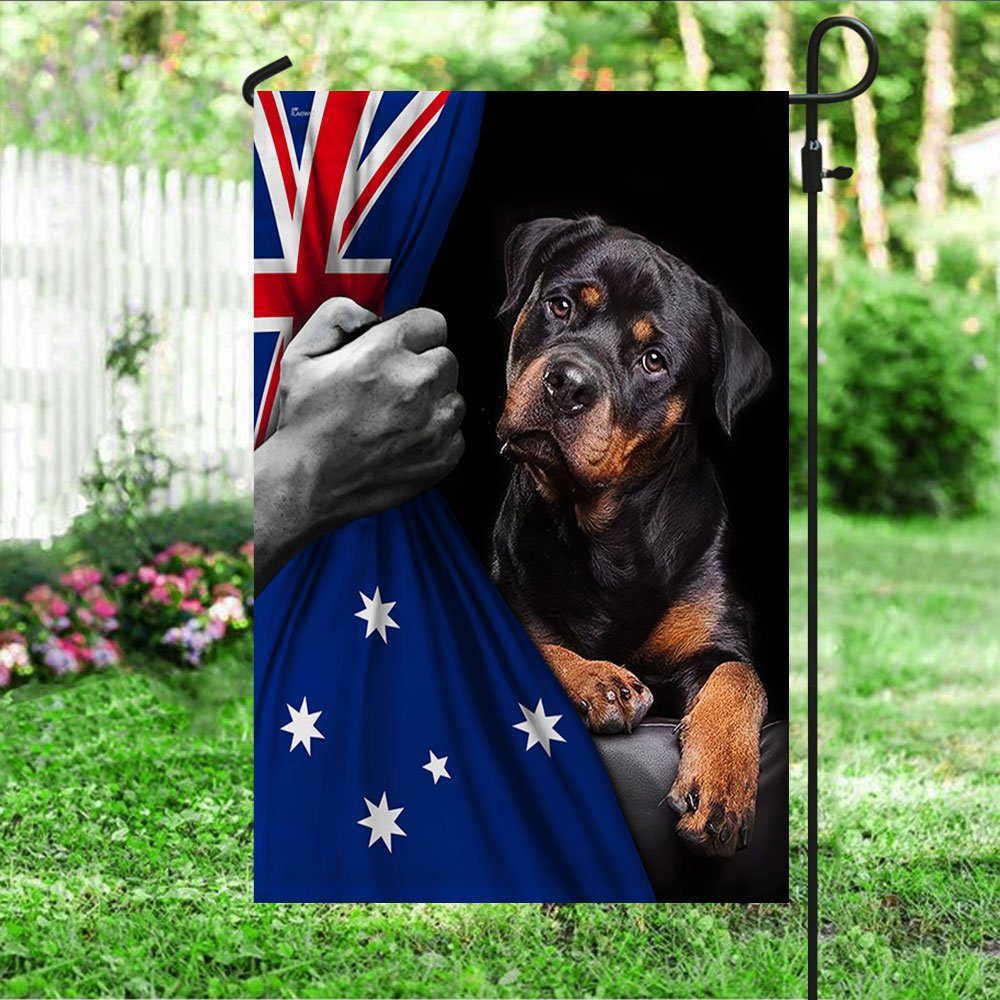 Australian Terrier Dog Lover Australian Flag TRL1663Fv8