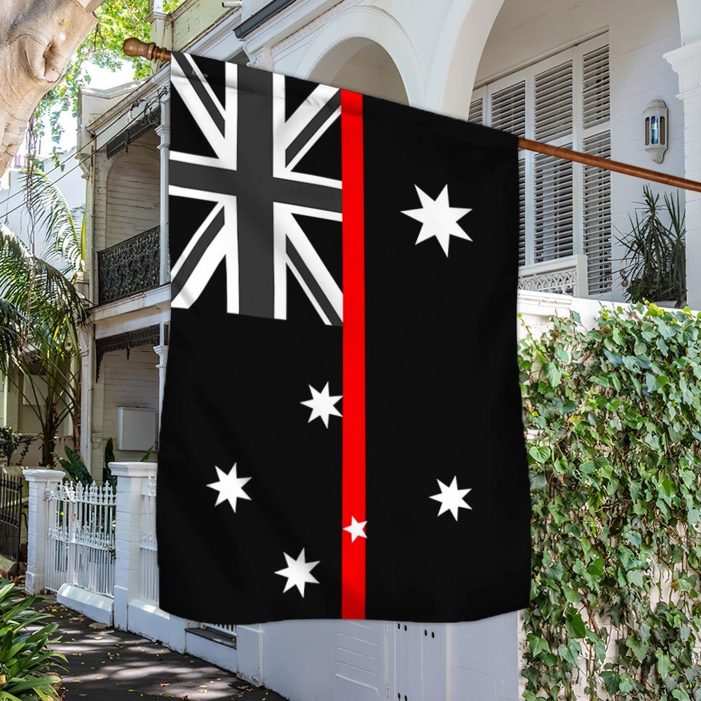 Australian Thin Red Line Flag Firefighter EMS Flag TRL1358F