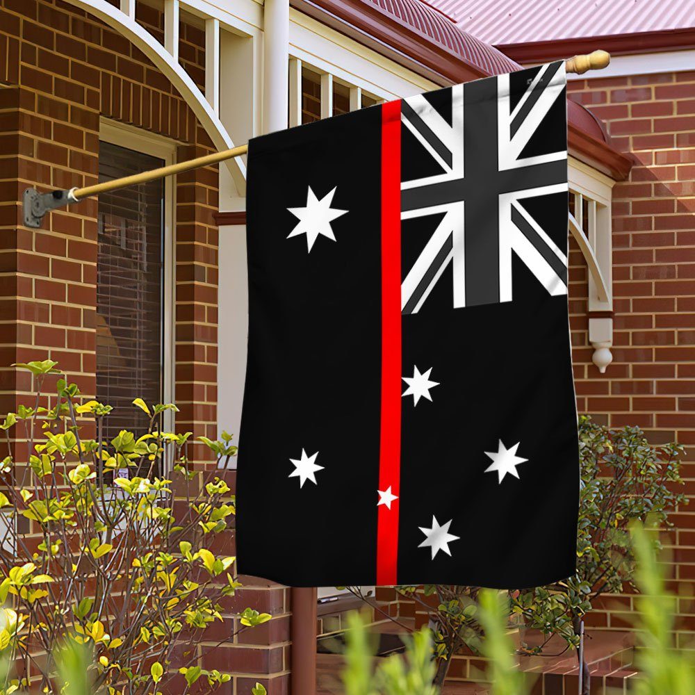 Australian Thin Red Line Flag Firefighter EMS Flag TRL1358F