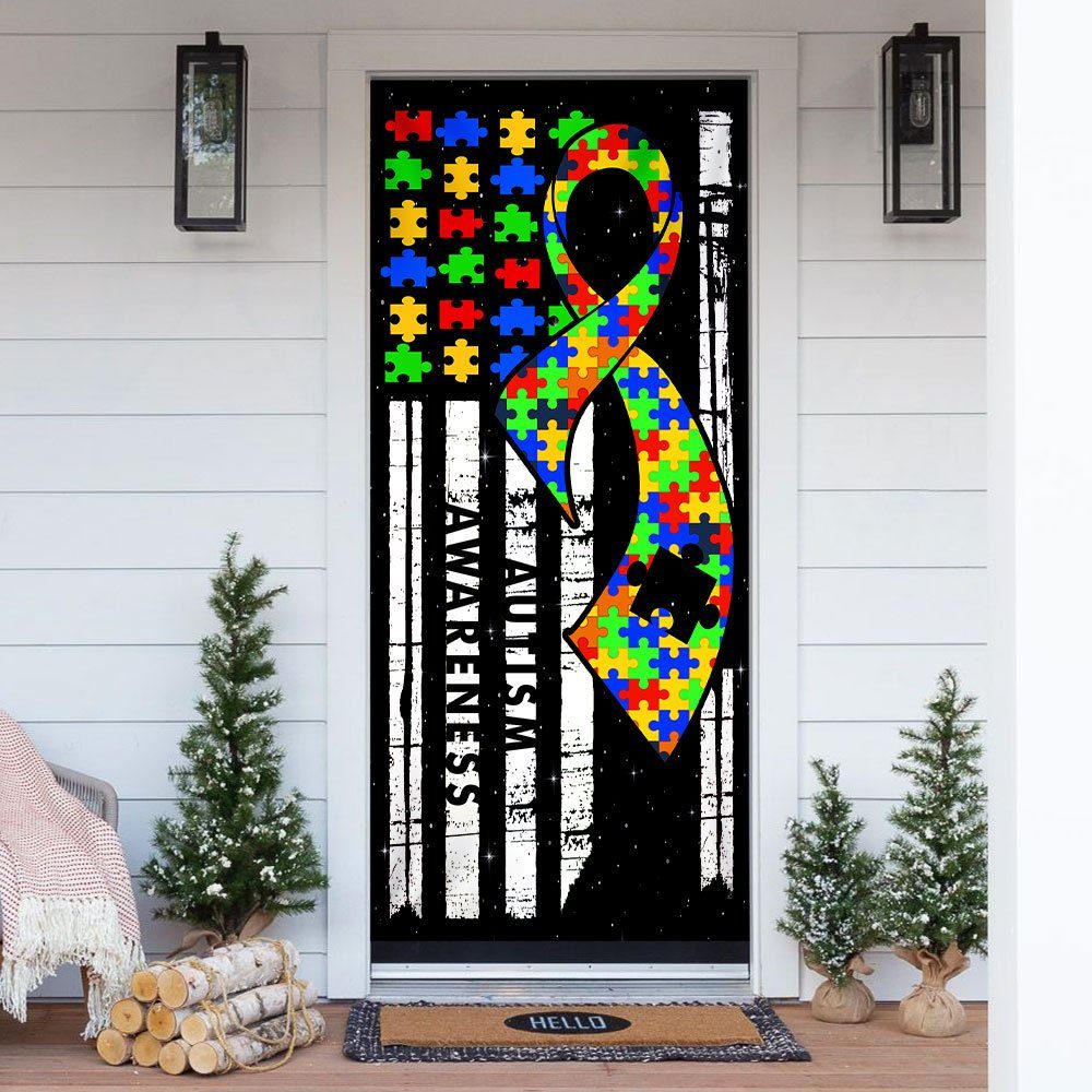 Autism Awareness Door Cover