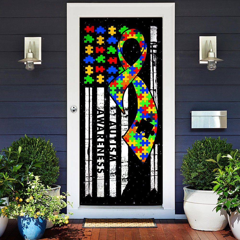 Autism Awareness Door Cover