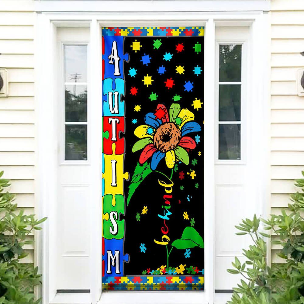 Autism Awareness Door Cover  Happy House NTB160D