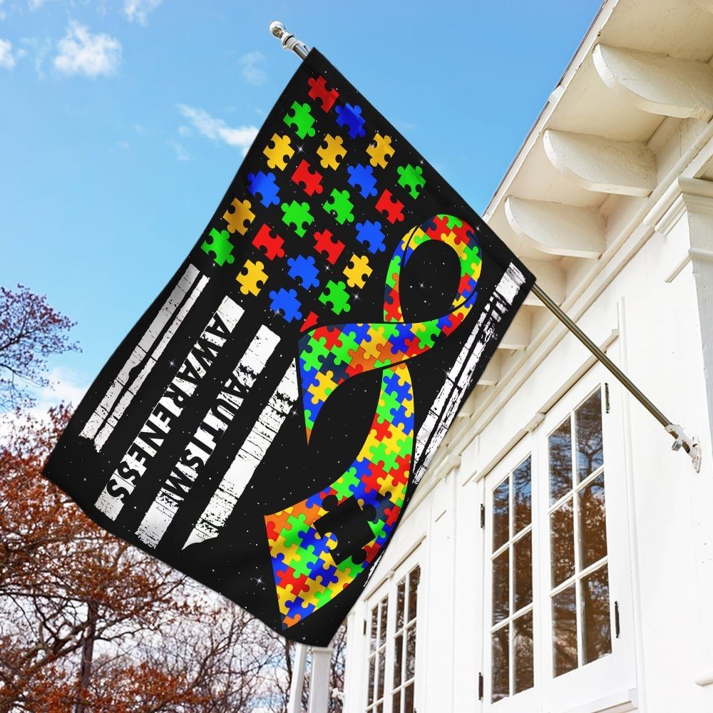 Autism Awareness Flag