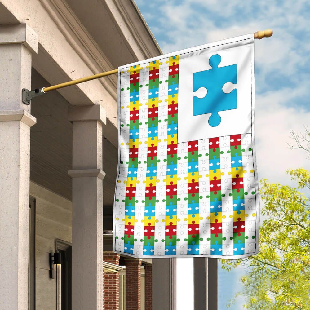 Autism Awareness Flag