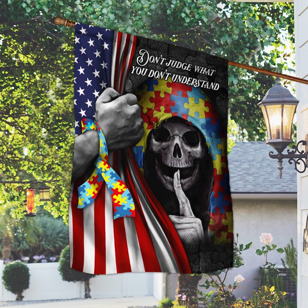 Autism Awareness Flag Don’t Judge What You Don’t Understand MLH2068F