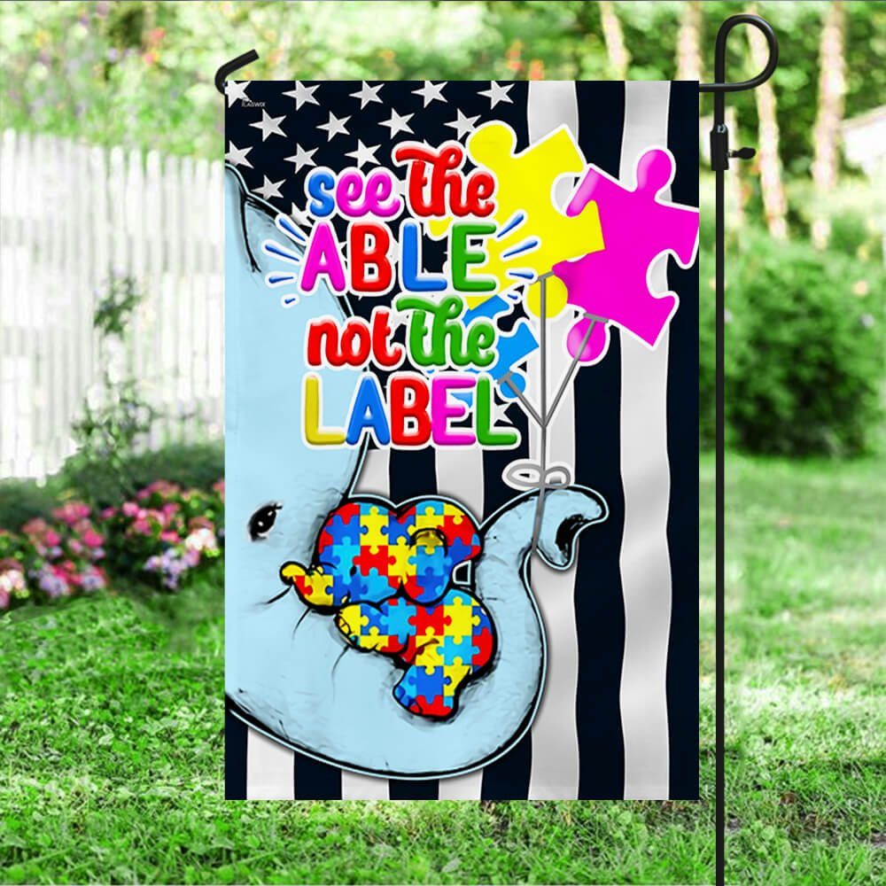 Autism Awareness Flag Love Hug NNT439Fv1