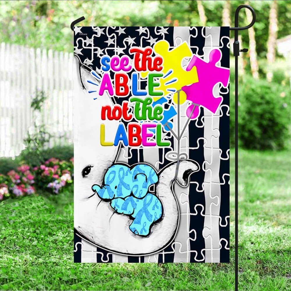 Autism Awareness Flag Love Hug NNT439Fv2