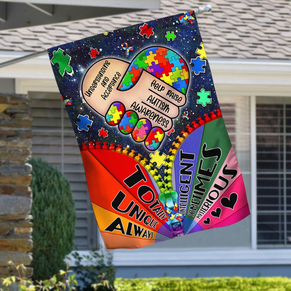 Autism Awareness Flag Understanding and Acceptance Help Raise LHA2109F