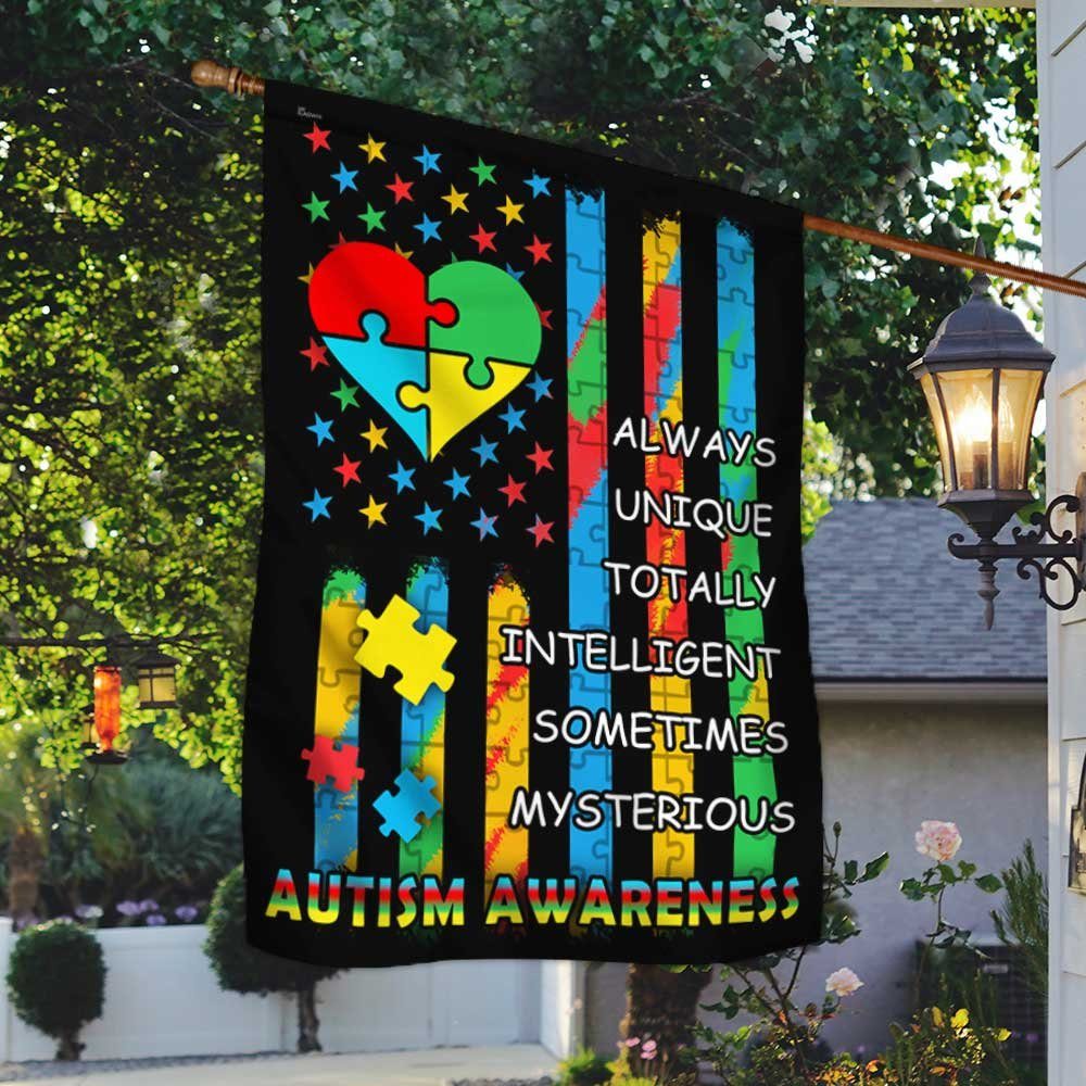 Autism Awareness Flag Unique Intelligent Mysterious DBD3086F