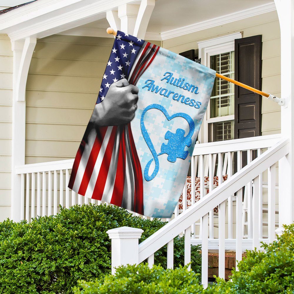 Autistic Pride Infinity American US Flag